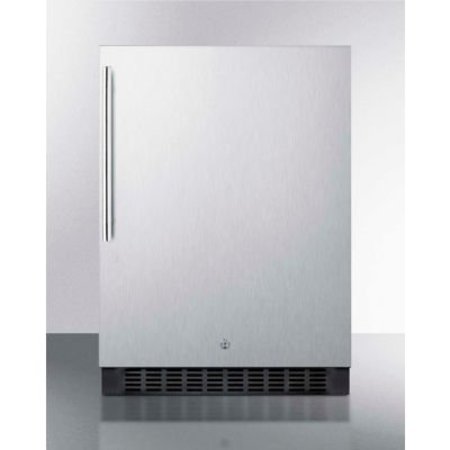SUMMIT APPLIANCE DIV. Summit  Indoor-Outdoor Built In-Freestanding Refrigerator 4.6 Cu. Ft. Stainless Steel SPR627OSCSSHV
